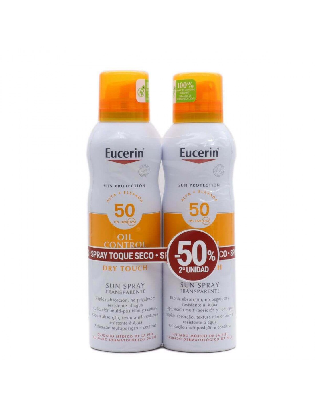 Eucerin Sun Duplo Spray Transparente Dry Fps50 200 ml