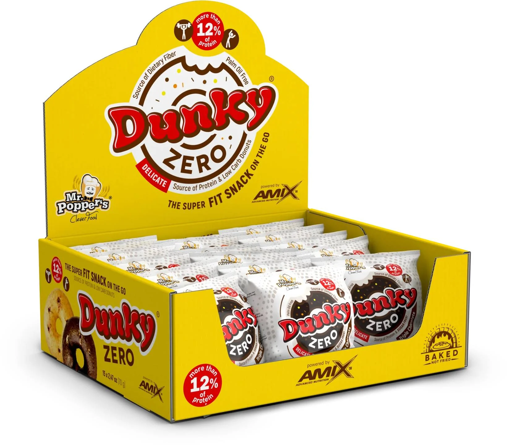 Amix Dunky Zero Trigo Espelta Choco Avellana