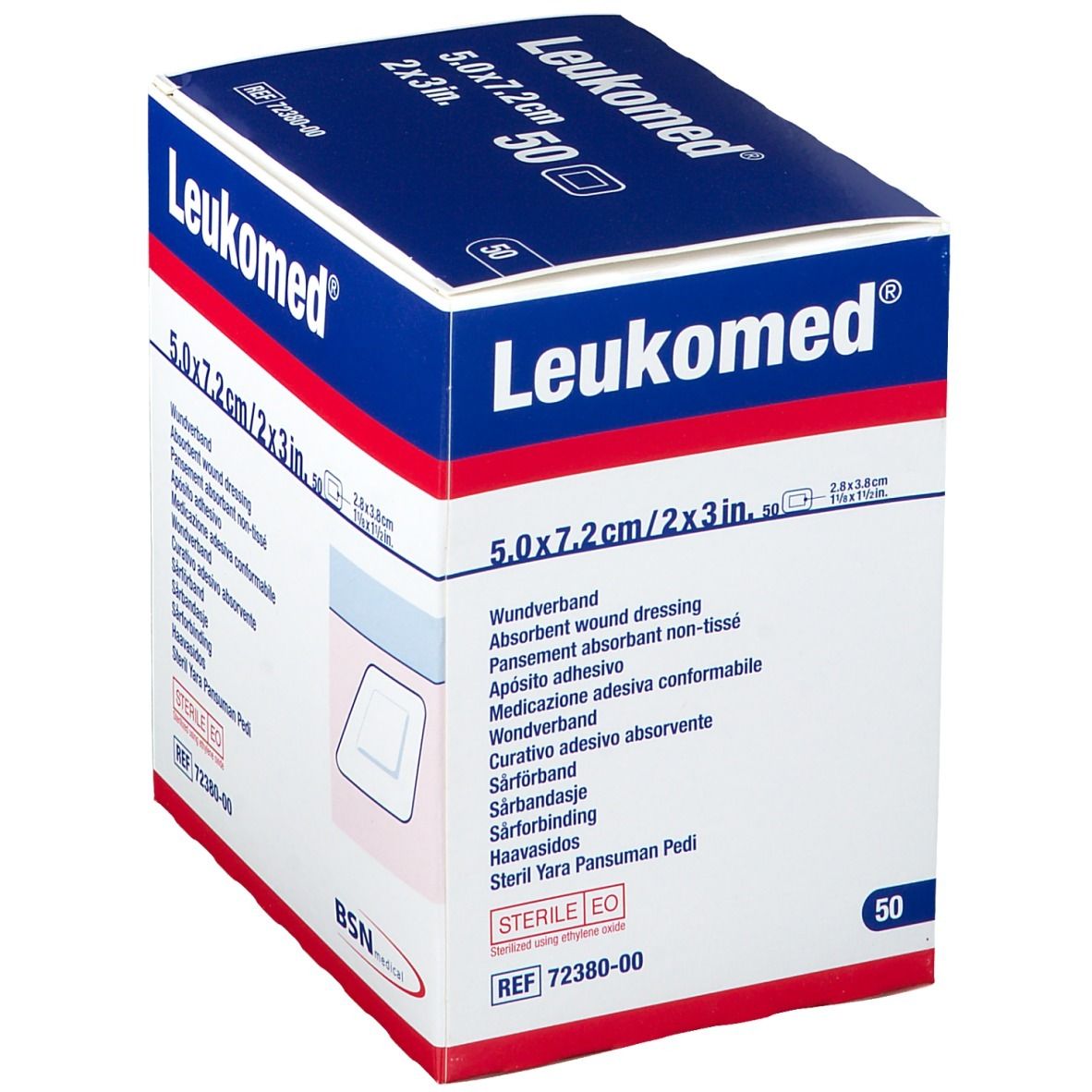Leukomed Ste 5Cm X 7.2Cm 50 Unid