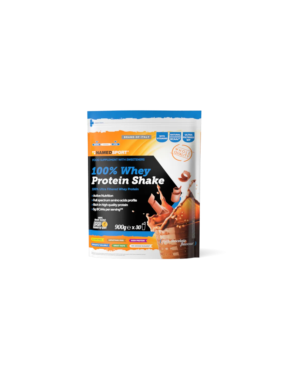 Named Sport 100% Whey Protein Shake Chocobrownie 900G