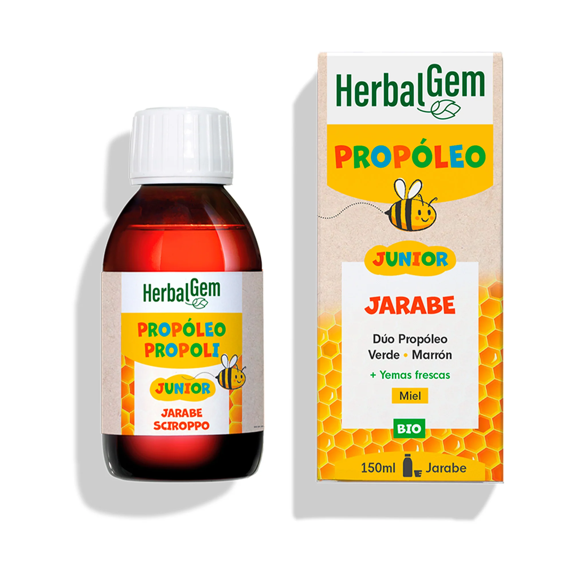 Herbalgem Propoleo Juni Jarabe Bio 150Ml