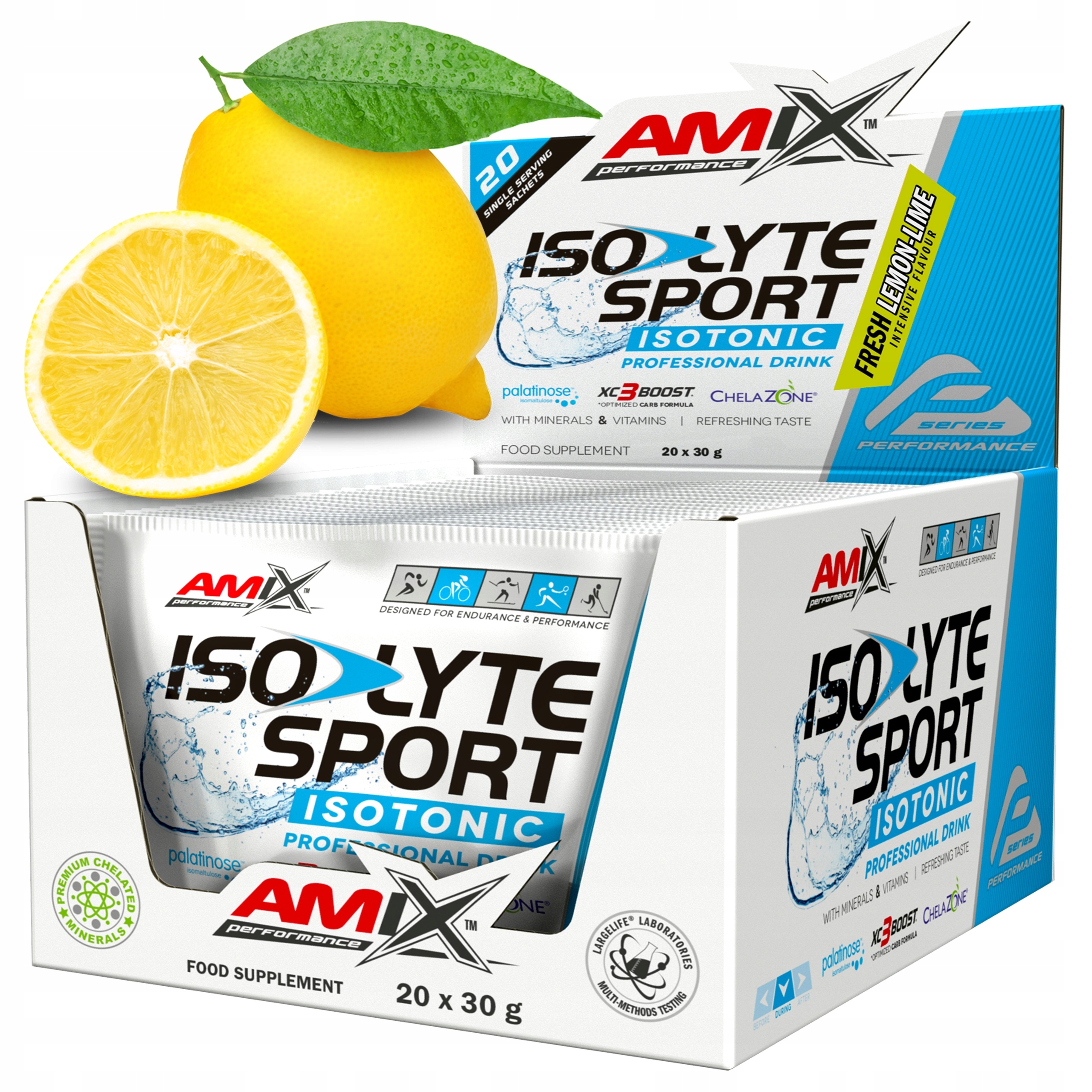 Amix Isolyte Sport Isotonic Drink Sabor Lima-Limon 30G