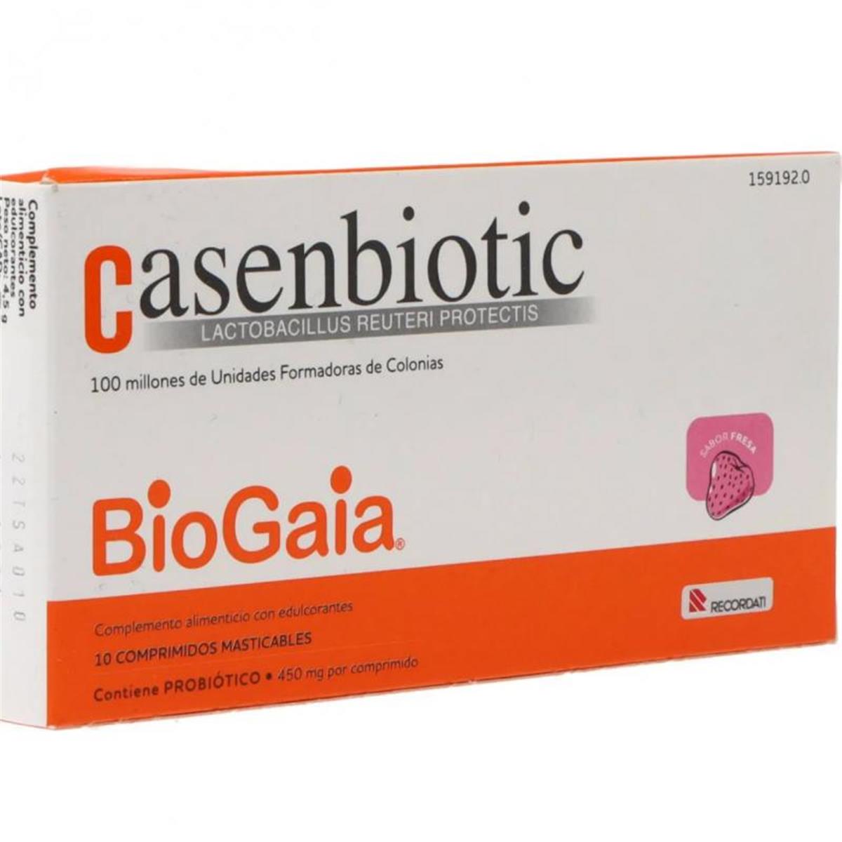 Casenbiotic 10 Comprimidos Sabor Fresa