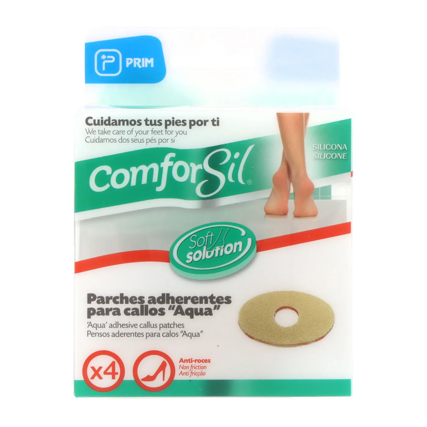 Comforsil Aqua Parches Adherentes Para Juanetes 2 Unidades  Cc330