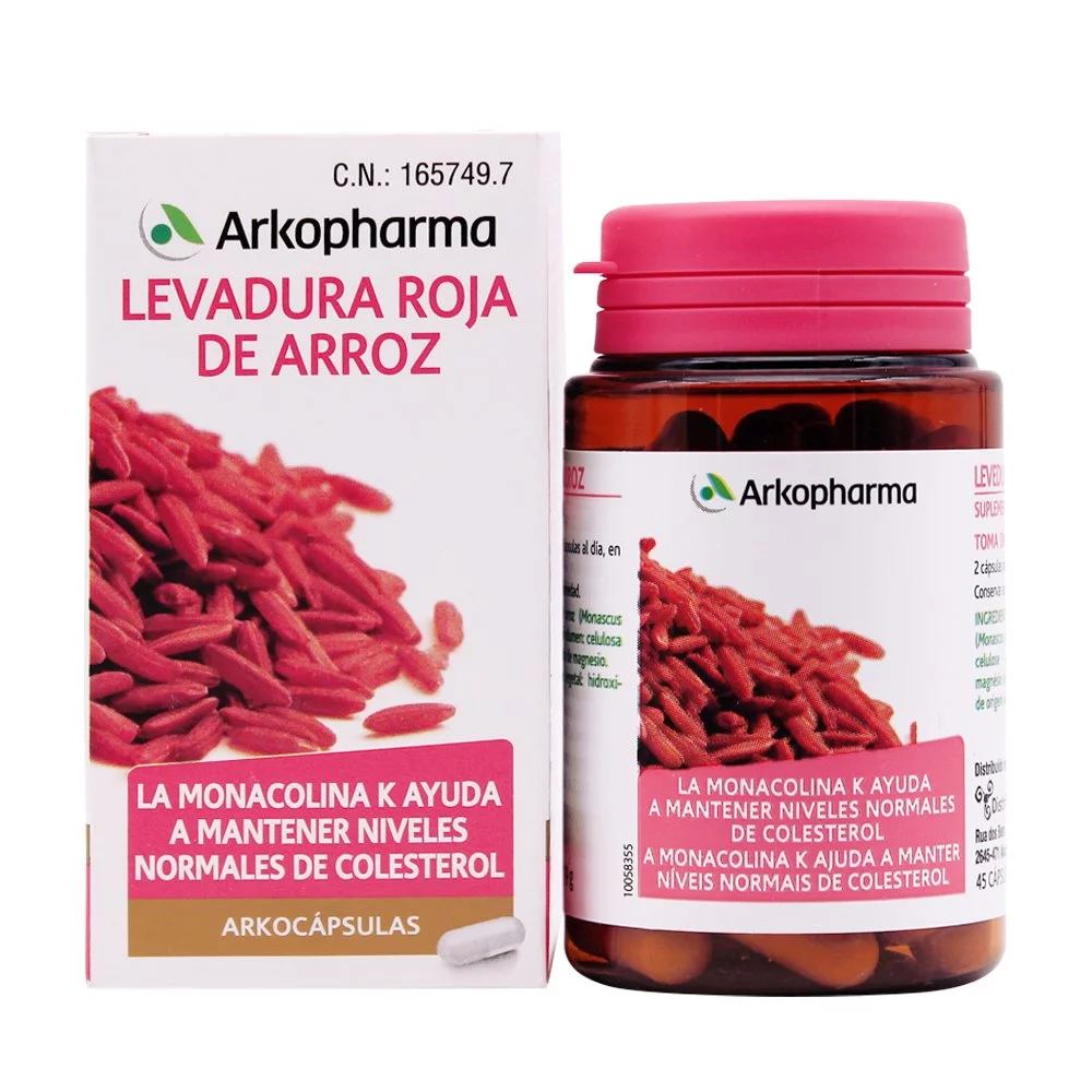 Arkocapsulas Levadura Roja De Arroz 45 Capsulas