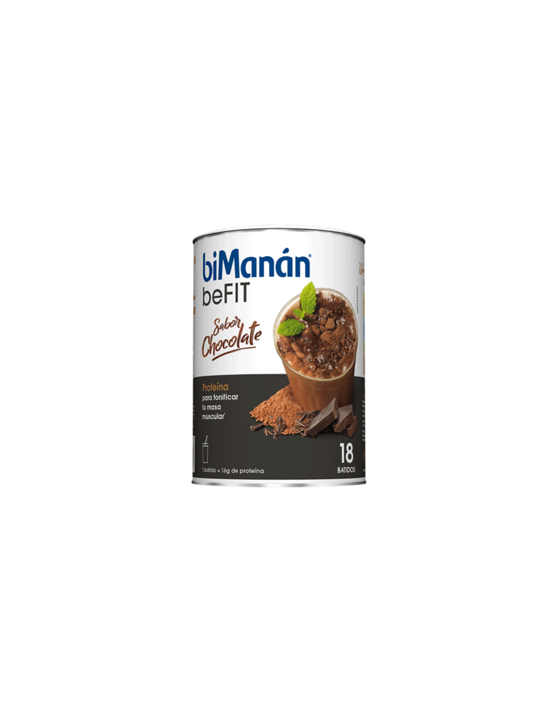 Bimanan Befit Proteina Batido 18 Batidos 540 g Sabor Chocolate