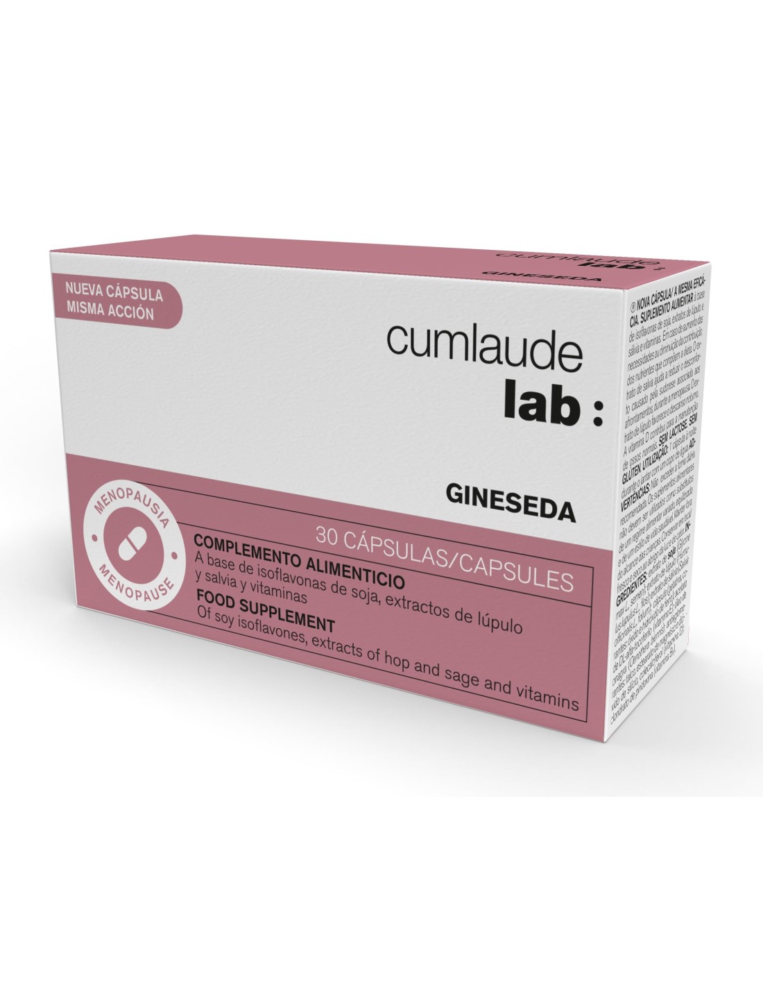 Cumlaude Lab: Gynelaude Gineseda 30 Capsulas