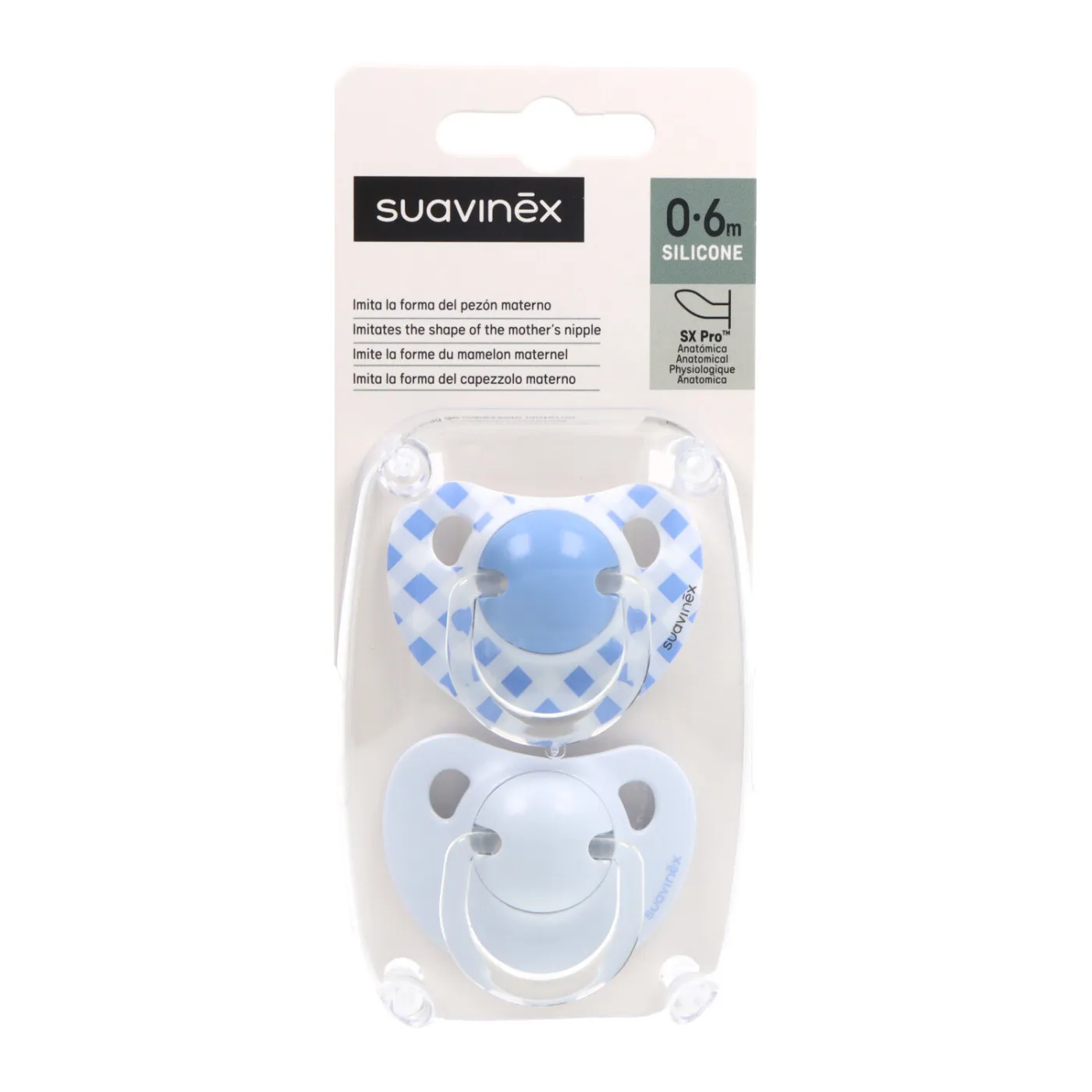 Suavinex Chupete Silicona Anatomico Todosilicona 0 - 6 Meses
