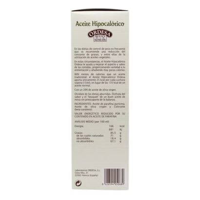 ACEITE HIPOCALORICO ORDESA 500 ML