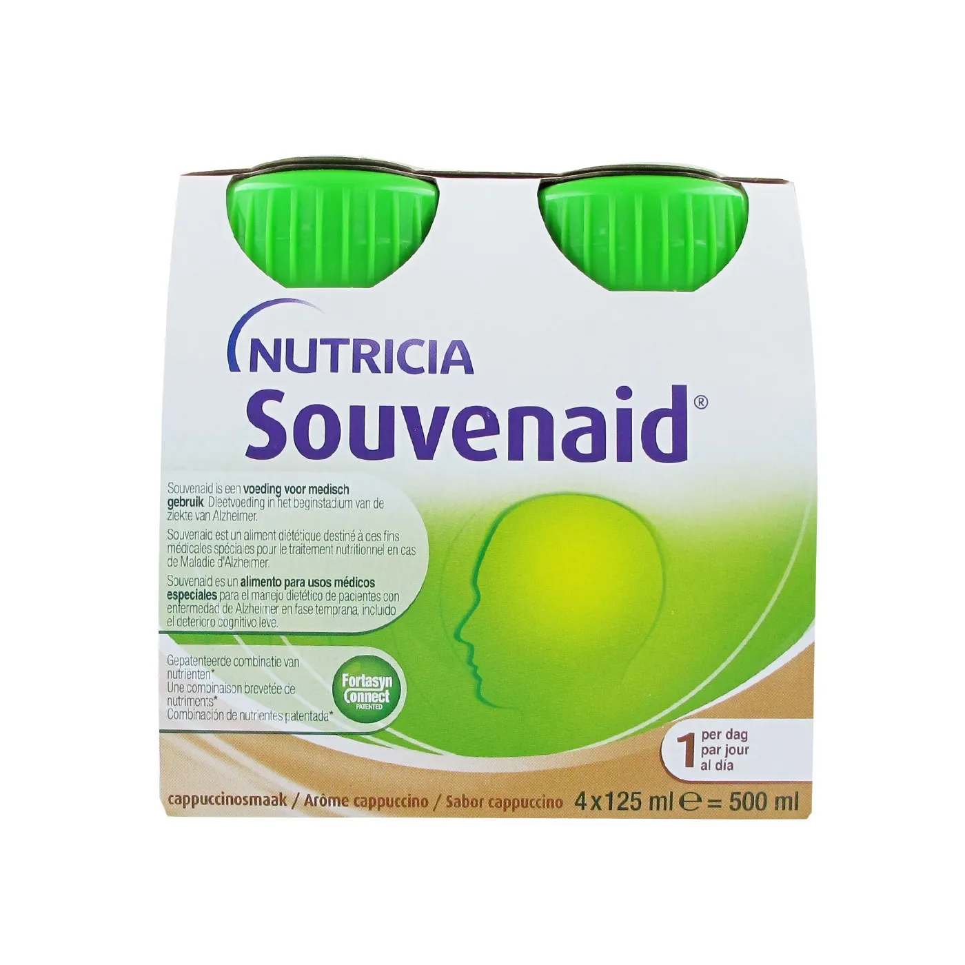 Souvenaid 4 Botellas 125 ml Sabor Cappuccino