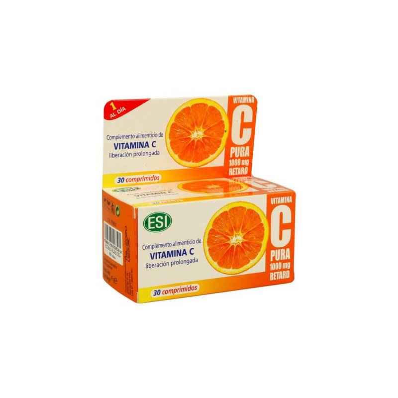 Vitamina C Pura Retard Esi 1000 mg 30 Comprimidos