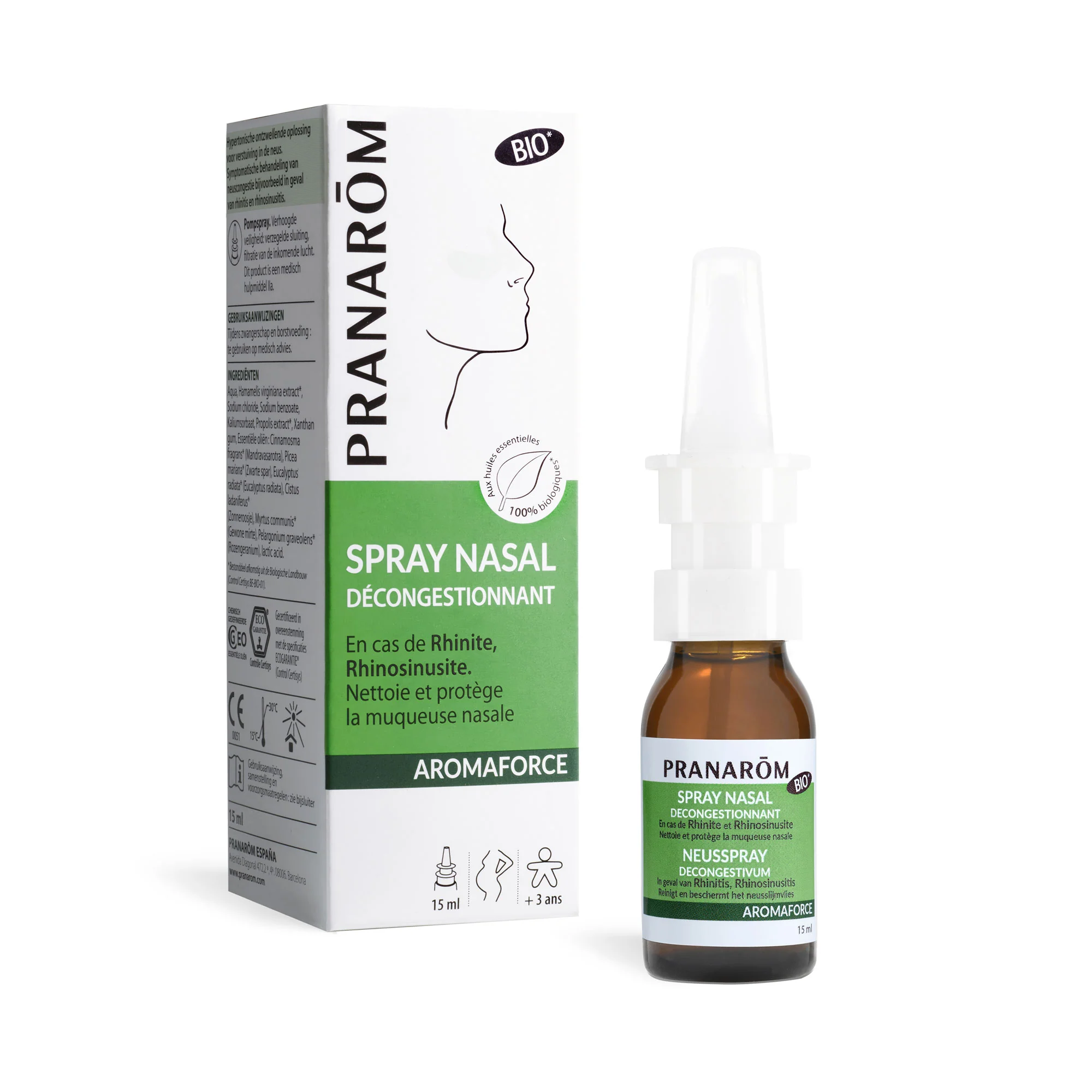 Pranarom Aromaforce Spray Nasal 1 Envase 15 ml