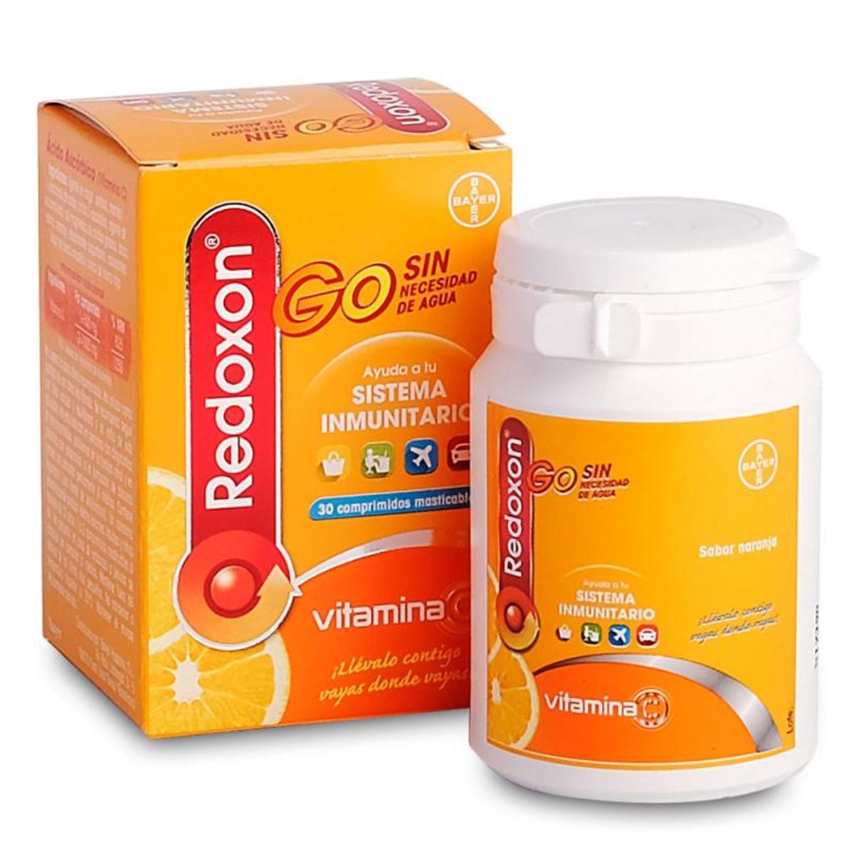 Redoxon Go 30 Comprimidos Masticables Sabor Naranja