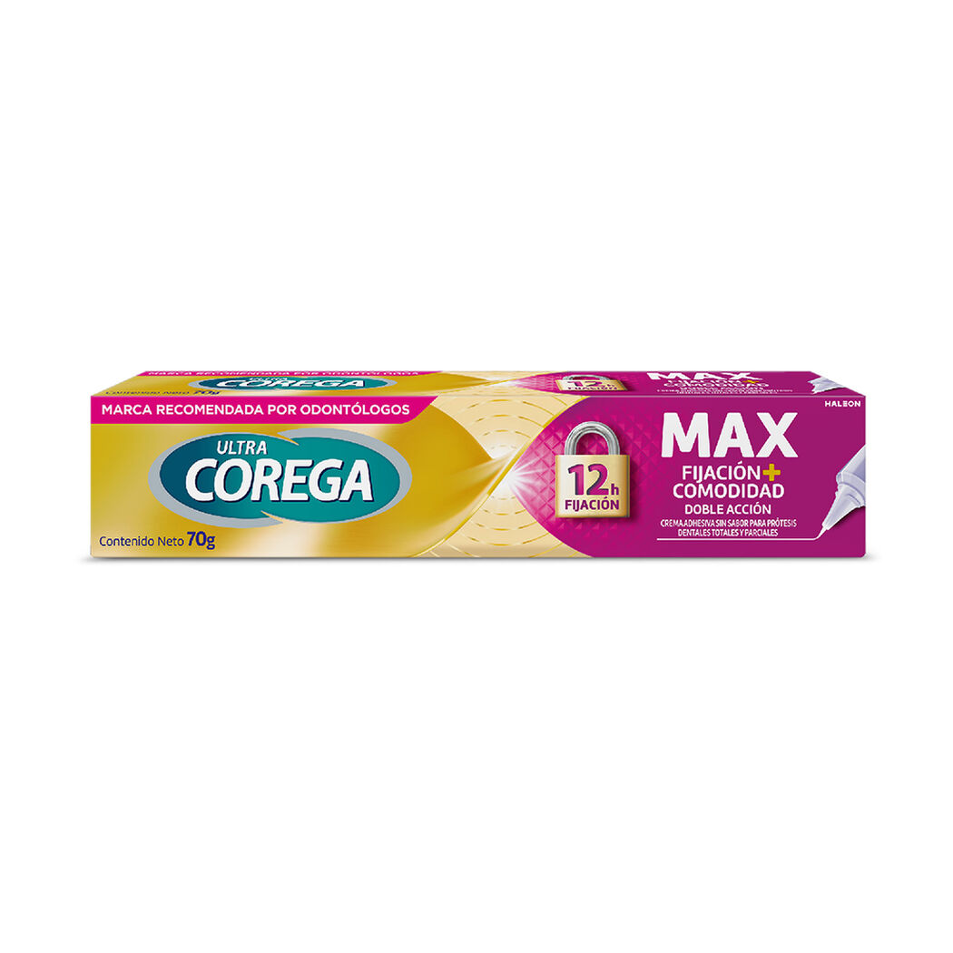 Corega Max Fijacion + Sellado Adhesivo Protesis Dental 1 Envase 70 g