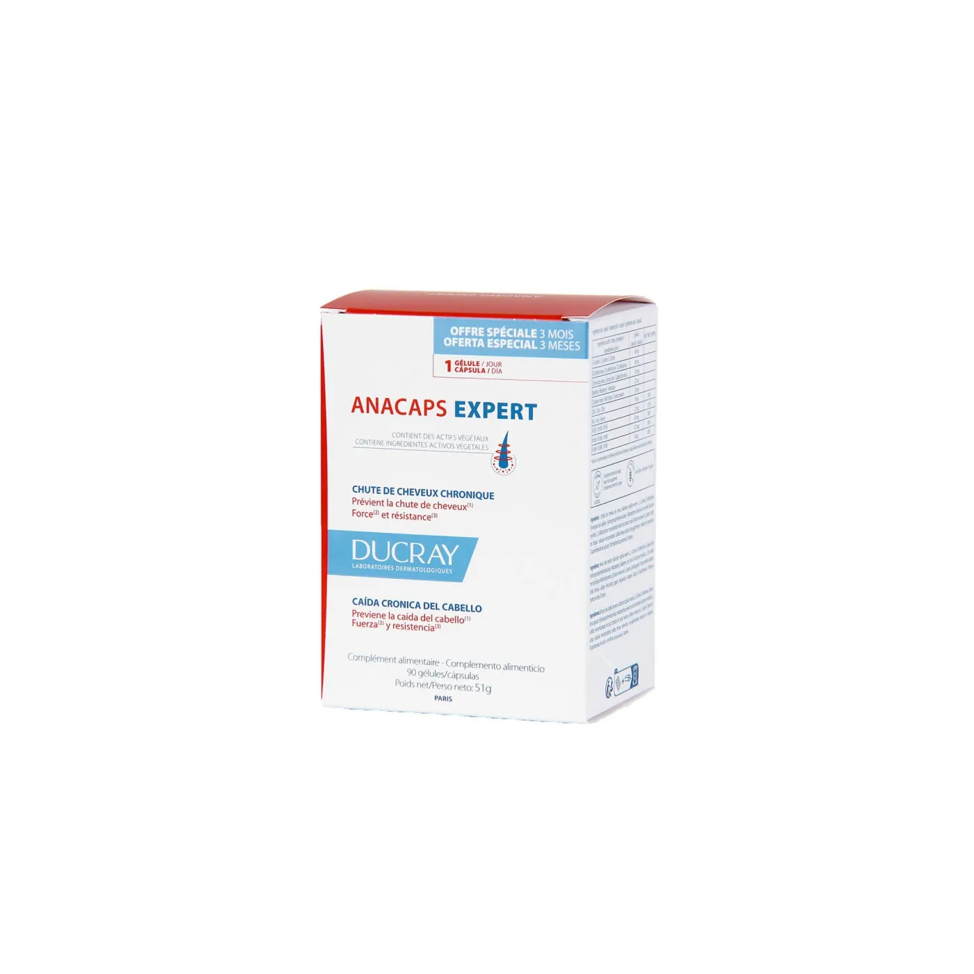 Anacaps Expert Ducray 90 Capsulas