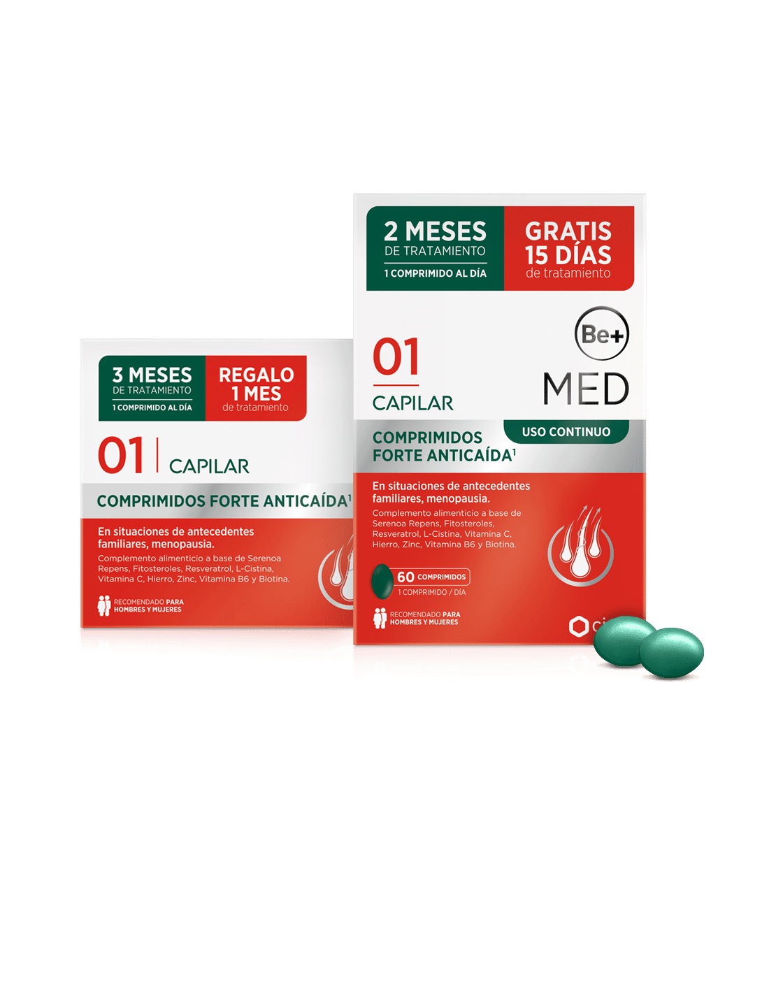 Be+ Med Capilar Uso Continuo Forte 90 Comprimidos