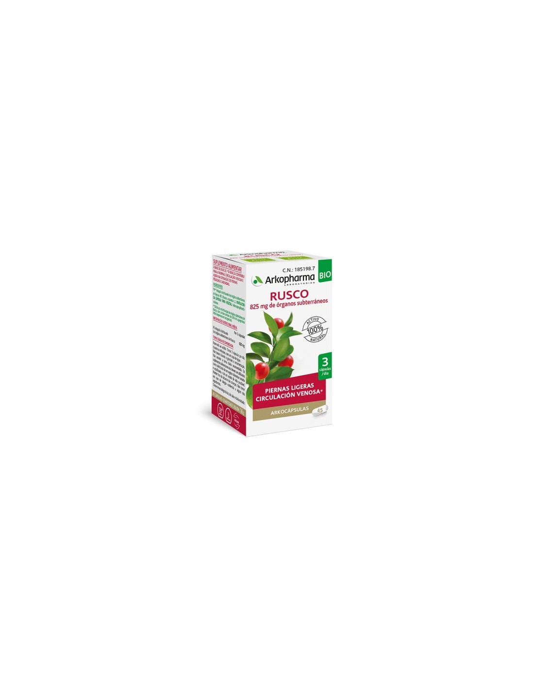 Arkocapsulas Rusco Bio 45 Capsulas