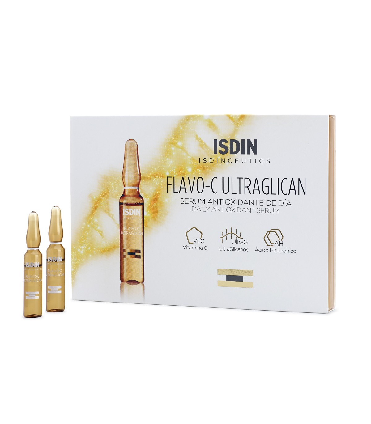Isdinceutics Flavo-C Ultraglican 10 Ampollas 2 ml
