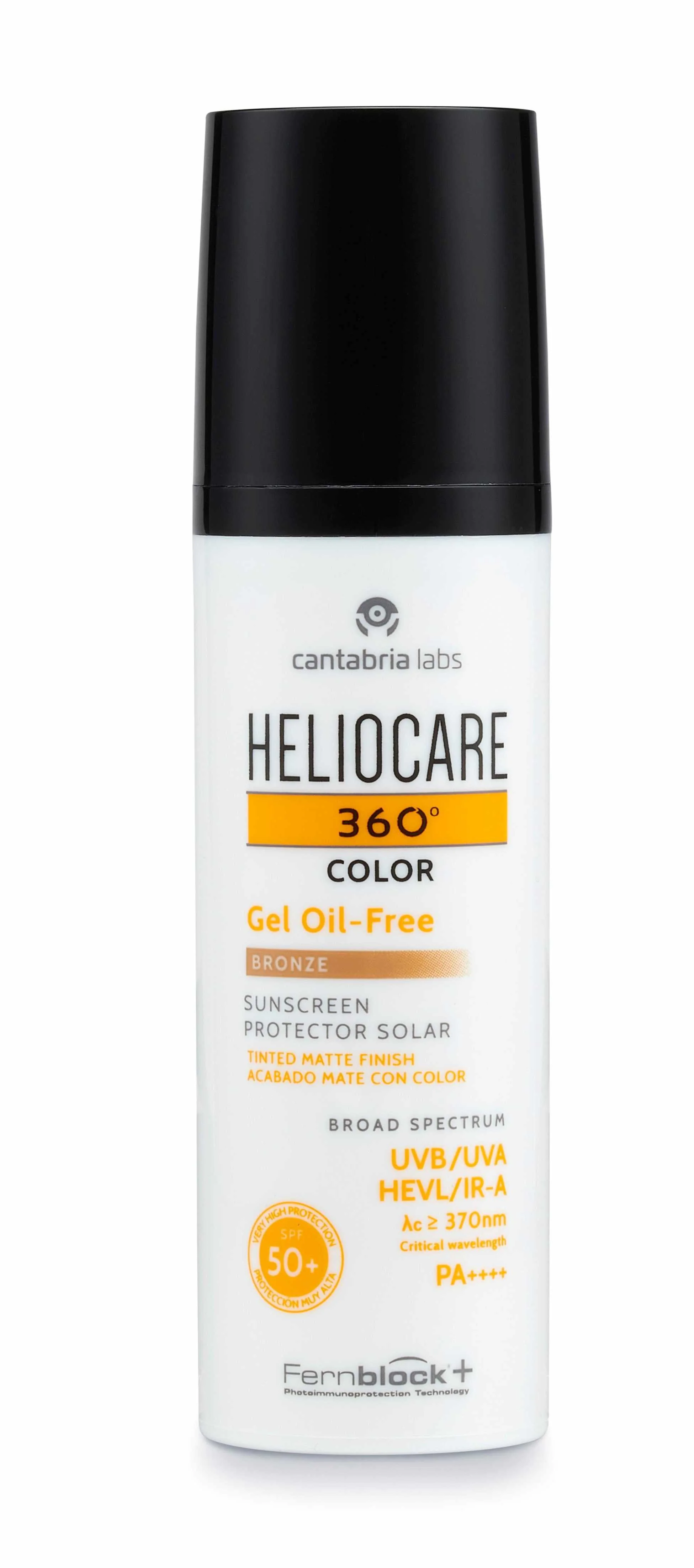 Heliocare 360º Spf 50+ Color Gel Oil-Free Protector Solar 1 Envase 50 ml Color Bronze Intense
