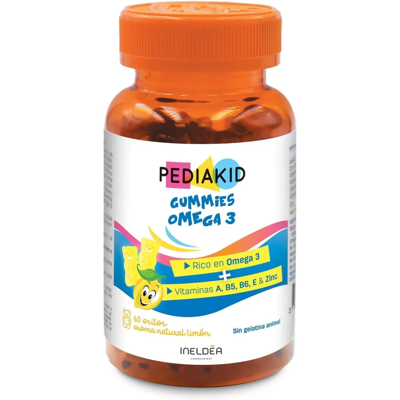 Pediakid Gummies Vitamina D3 60 Ositos Aroma Natural Fresa