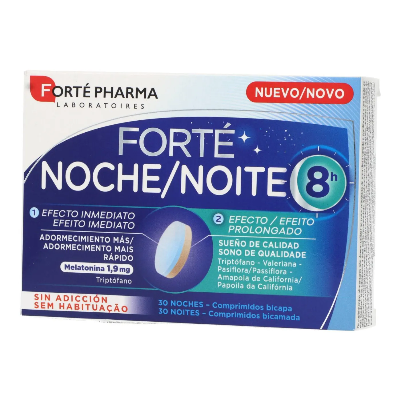 Forte Noche 8 H 30 Comprimidos Bicapa