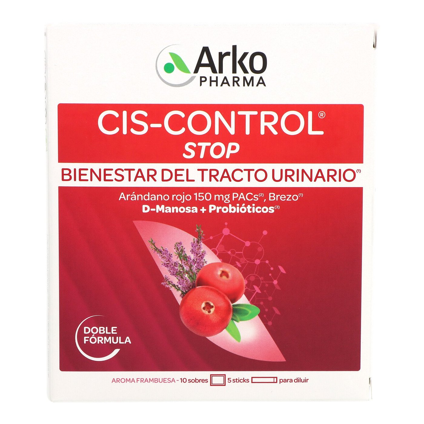 Cis Control Stop 10 Sobres 4 g + 5 Sticks 1,5 g