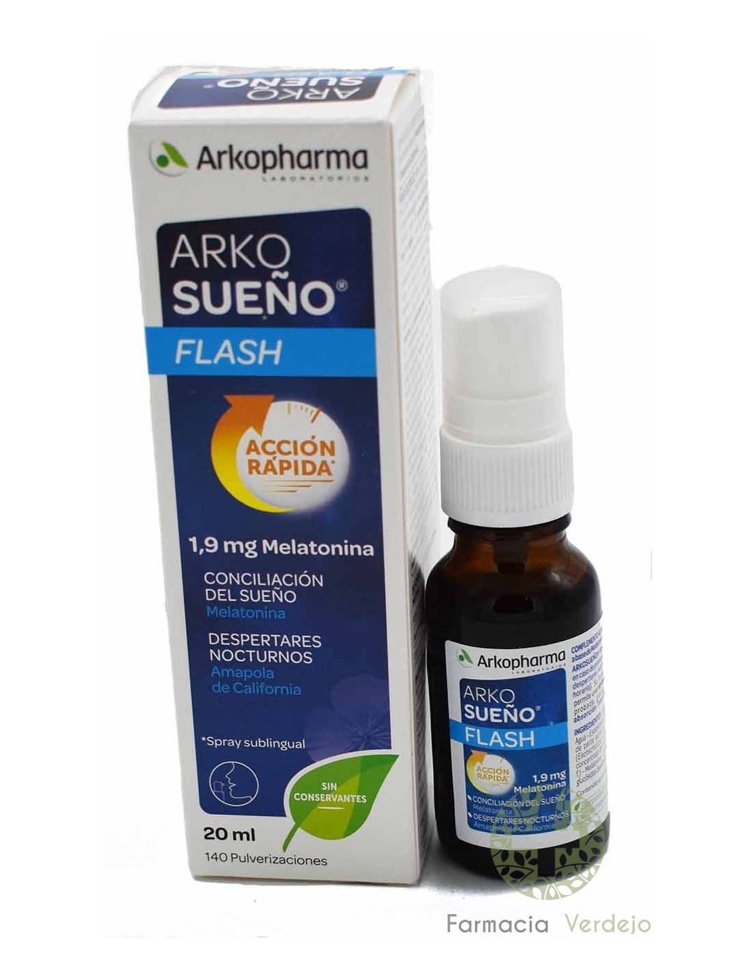 Arko Sueño Flash 1 Spray Sublingual 20 ml
