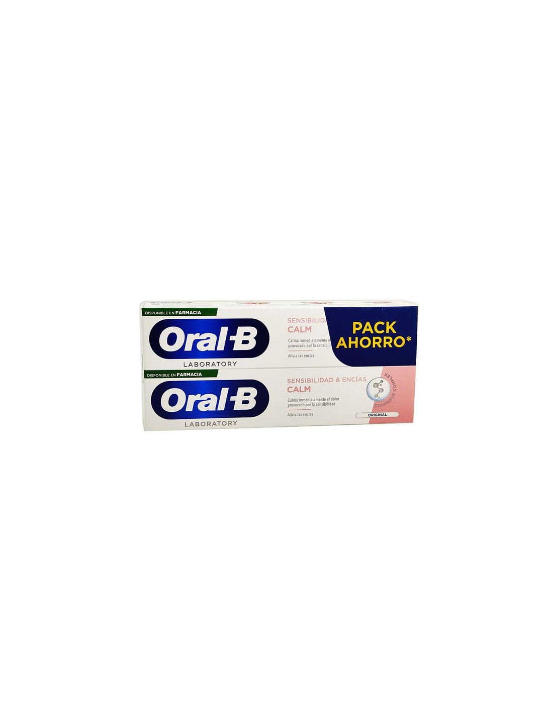 Oral-B Pasta Sensibilidad & Encias Calm Original 2 Tubos 75 ml Pack Ahorro