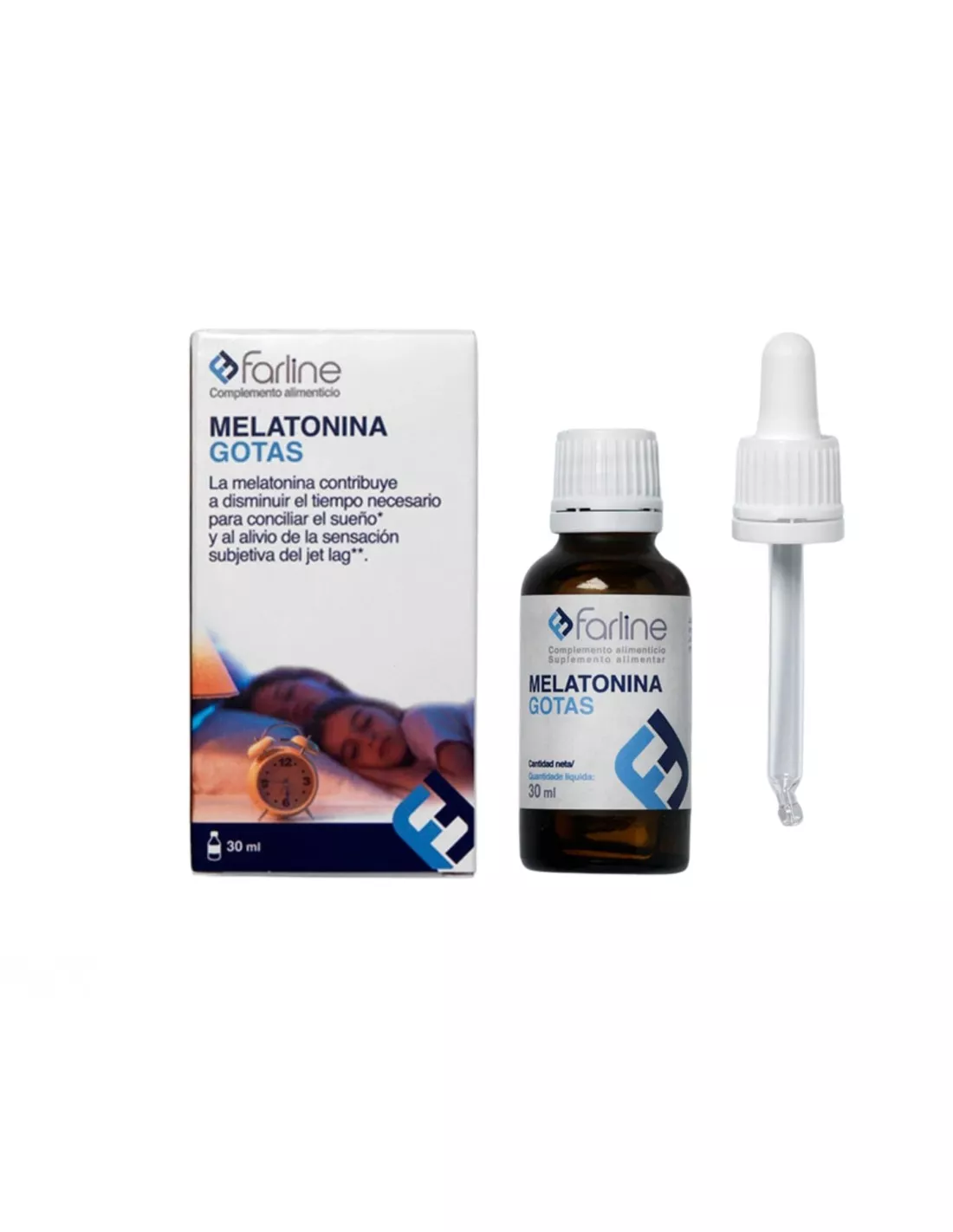Farline Complementos Melatonina Gotas 1 Frasco 30 ml