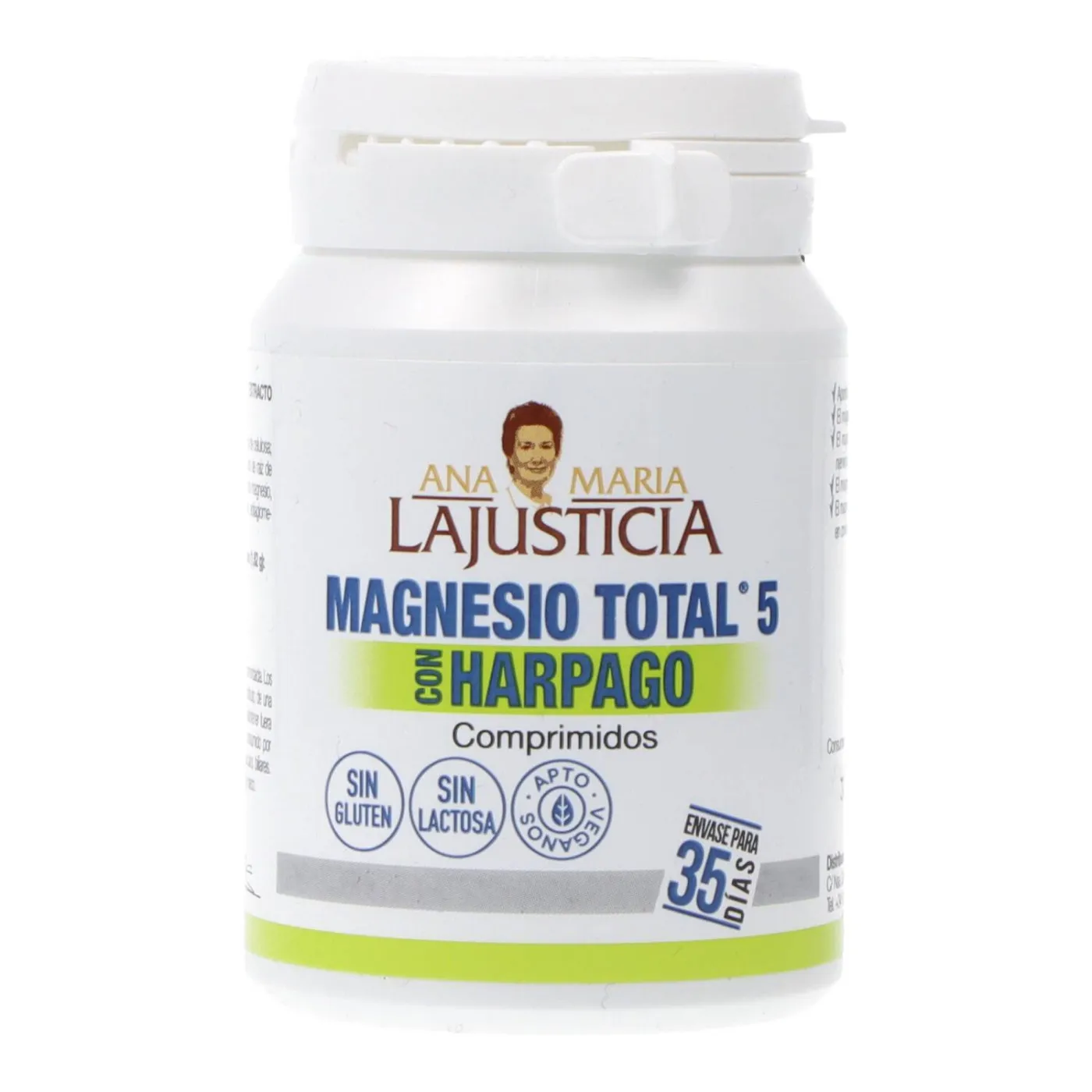 Magnesio Total 5 Con Harpago Ana Maria Lajusticia 70 Comprimidos