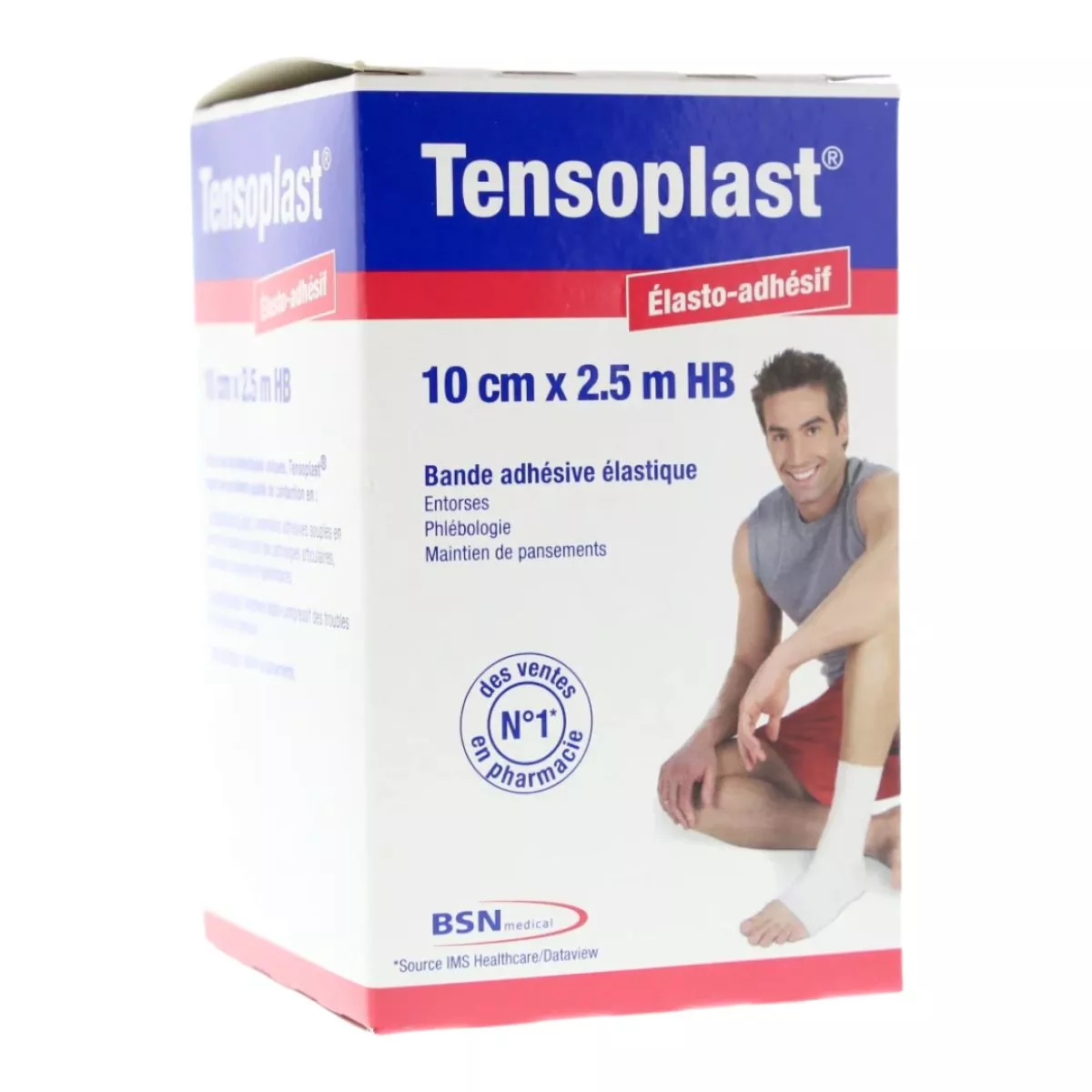 Venda Elastica Adhesiva Tensoplast Sport 1 Unidad 2,5 M X 10 cm
