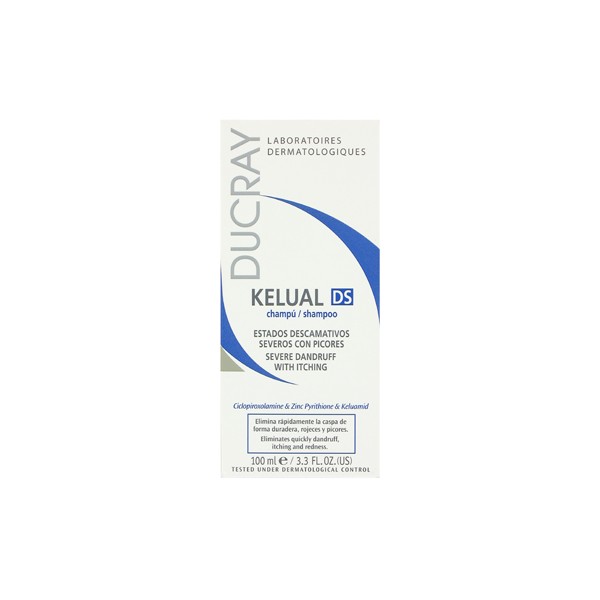 Kelual Ds Champu Tratante Estados Descamativos Severos Ducray 1 Envase 100 ml