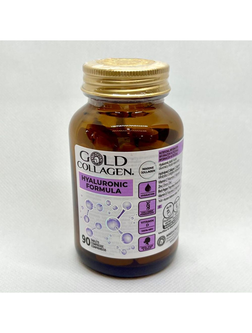 Gold Collagen Hyaluronic Formula 78,3 g 90 Comprimidos