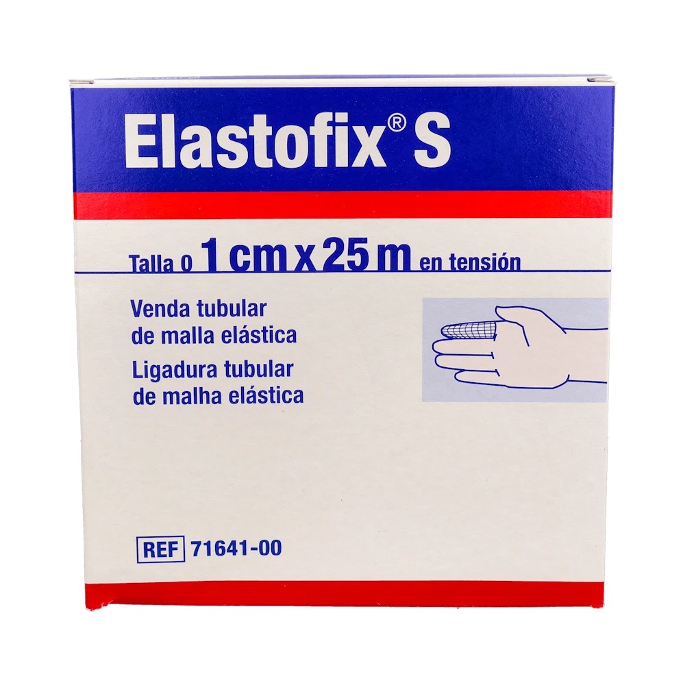 Venda Tubular Malla  Elastofix S Talla 0 Dedos  25 M X 1 cm