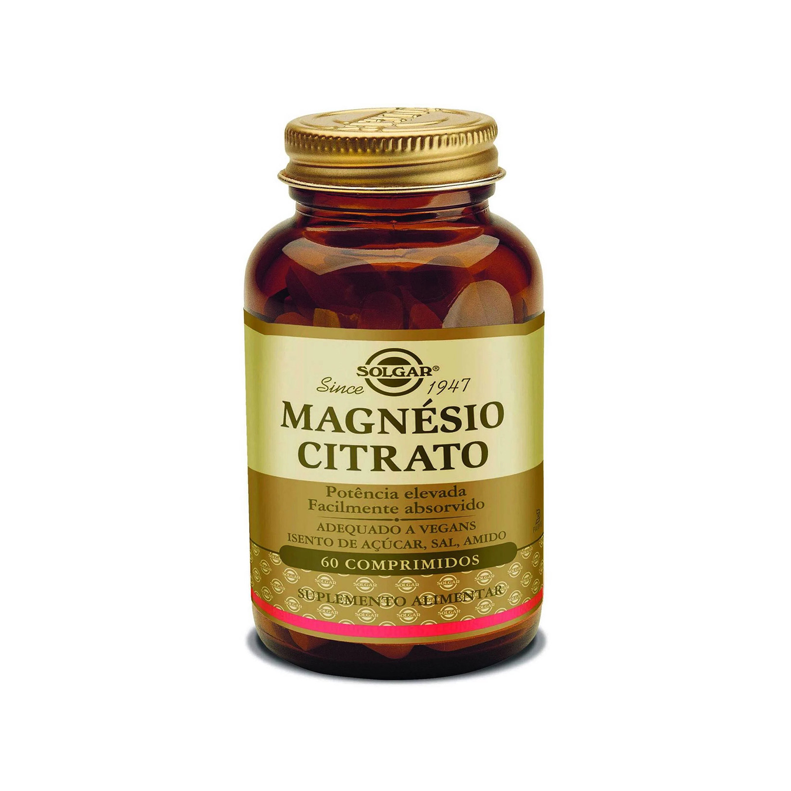 Solgar Citrato De Magnesio 60 Comprimidos