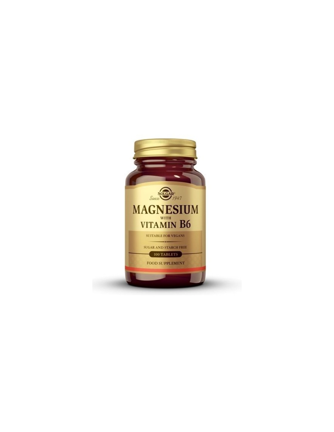 Solgar Magnesio Con Vitamina B6 100 Comprimidos