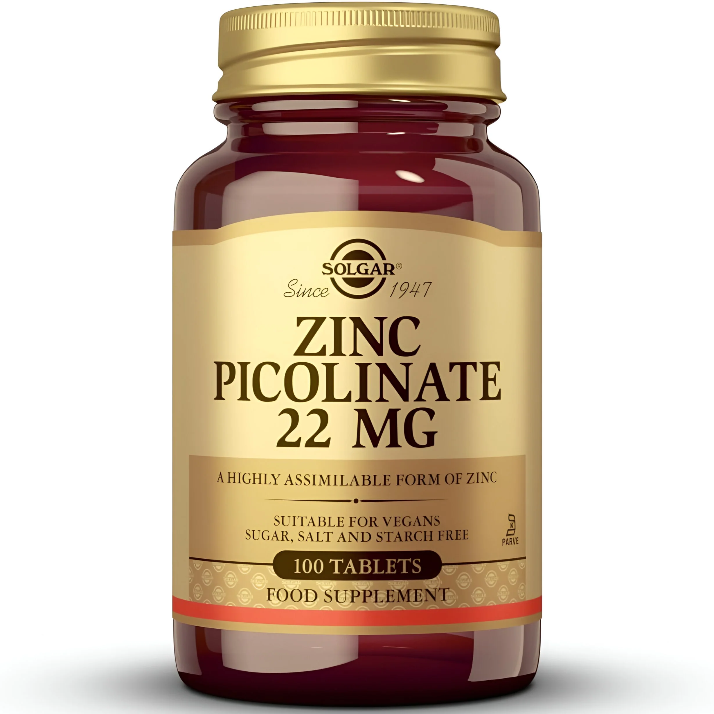Picolinato Zinc 22Mg 100Compri    Solgar