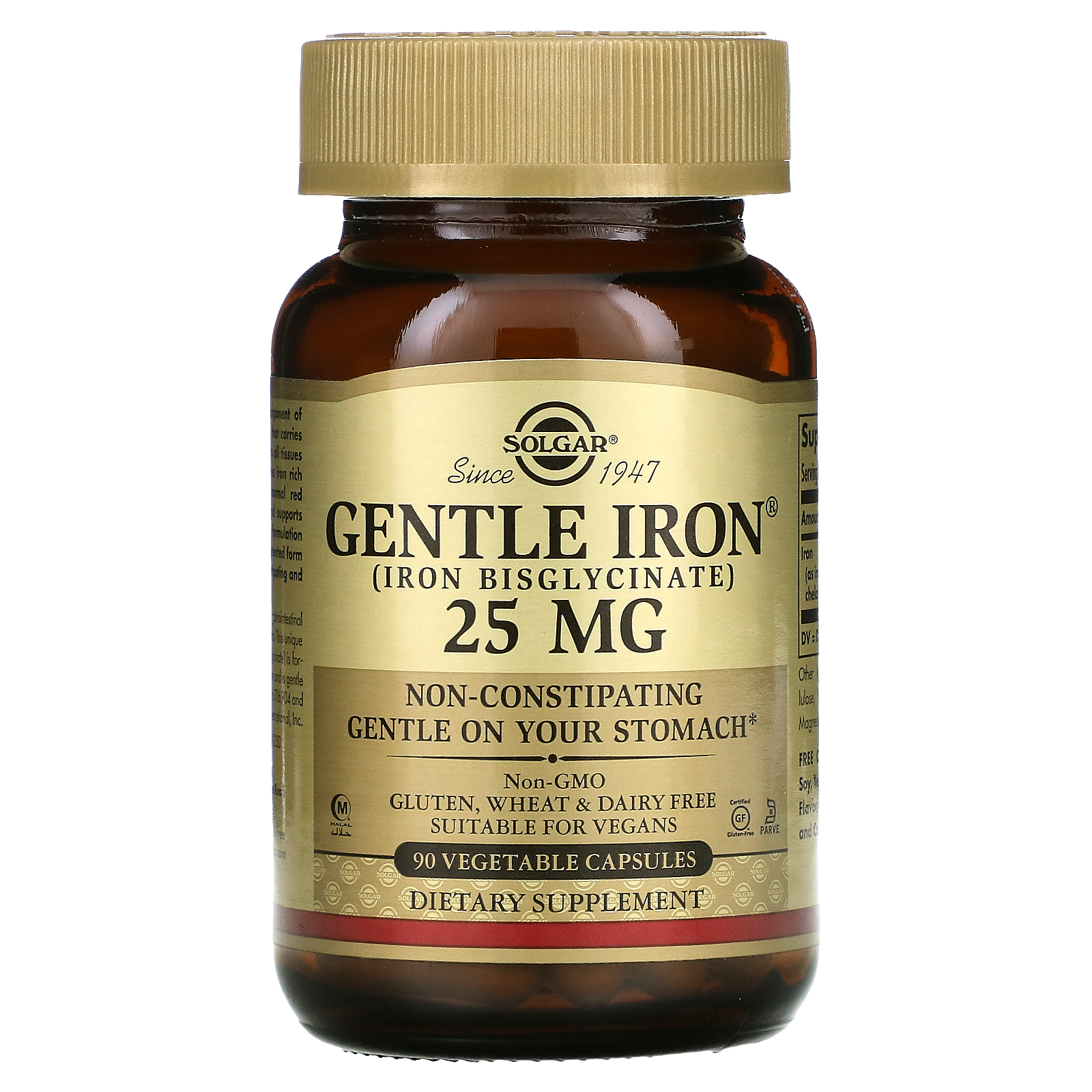 Solgar Hierro Gentle 90 Capsulas Vegetales