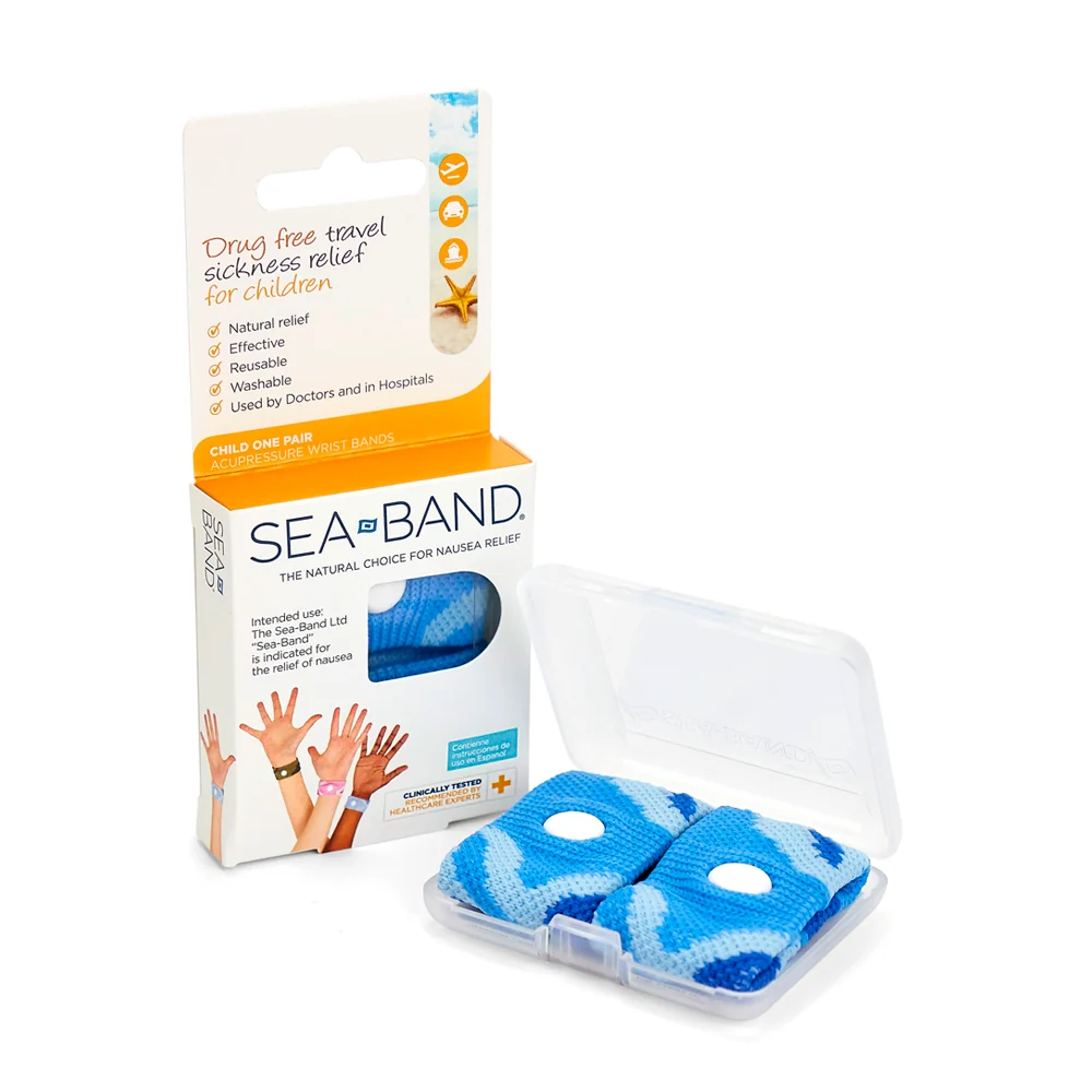 Sea Band Pulsera Antimareo Stop Nauseas Niño 2 Unidades