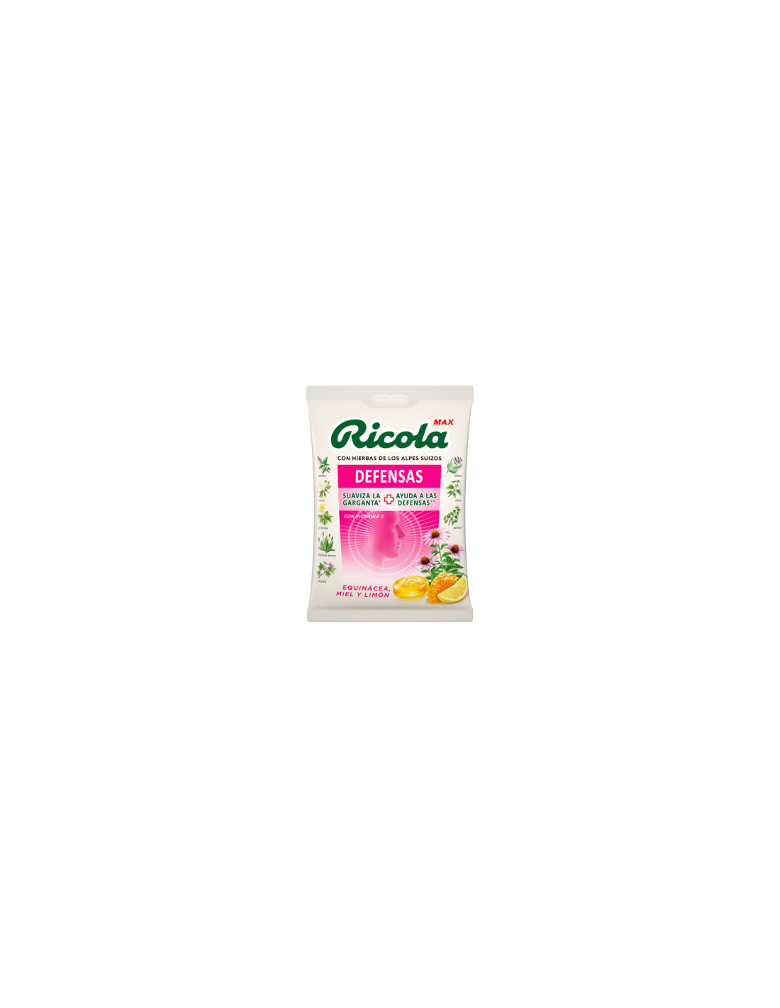 Ricola Max Bolsa 70G Equinacea Miel Limon