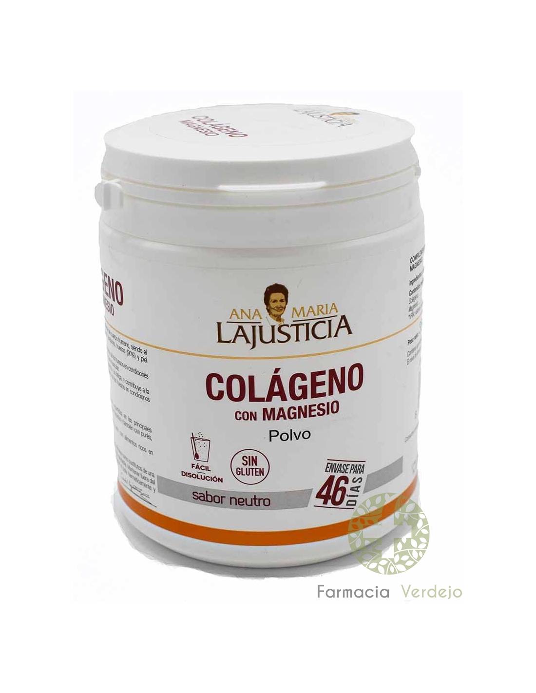 Colageno Con Magnesio Polvo Ana Maria Lajusticia 1 Bote 350 g Sabor Neutro