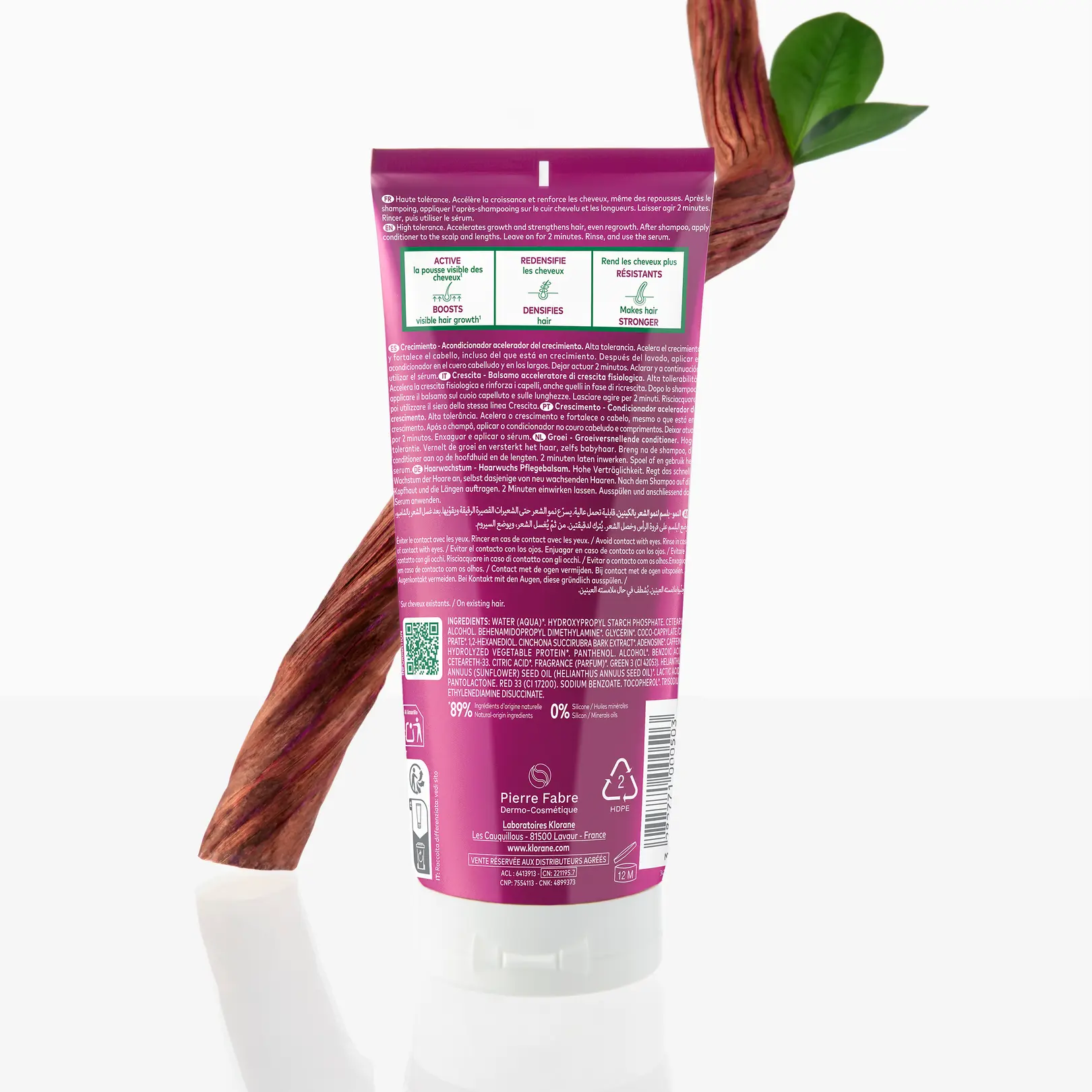 Klorane Crecimiento Acondicionador Acelerador Del Crecimiento 1 Tubo 200 ml