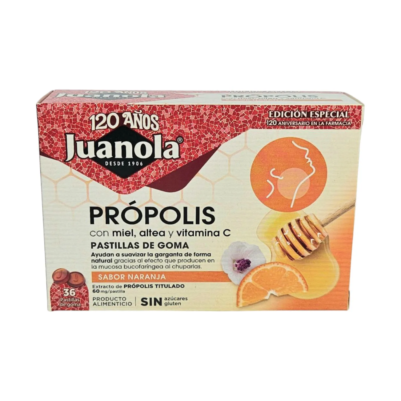 Juanola Propolis 36 Pastillas De Goma Sabor Regaliz Y Miel