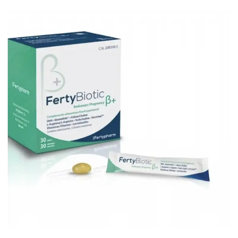 Fertybiotic Receptive 30 Capsulas + 30 Sticks 4,9 g