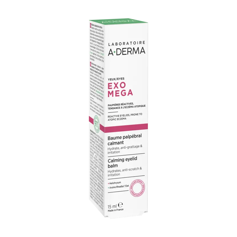 A-Derma Exomega Balsamo Palpebral Calmante 1 Envase 15 ml