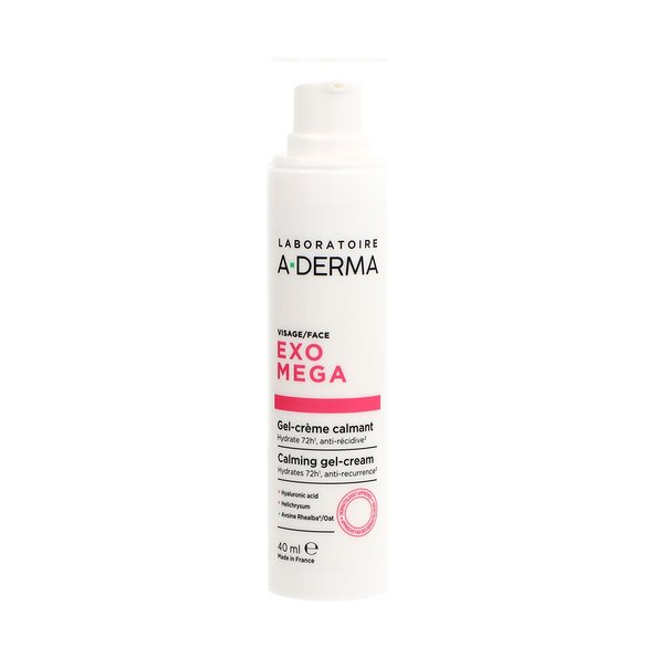 A-Derma Exomega Gel-Crema Facial Calmante 1 Envase 40 ml