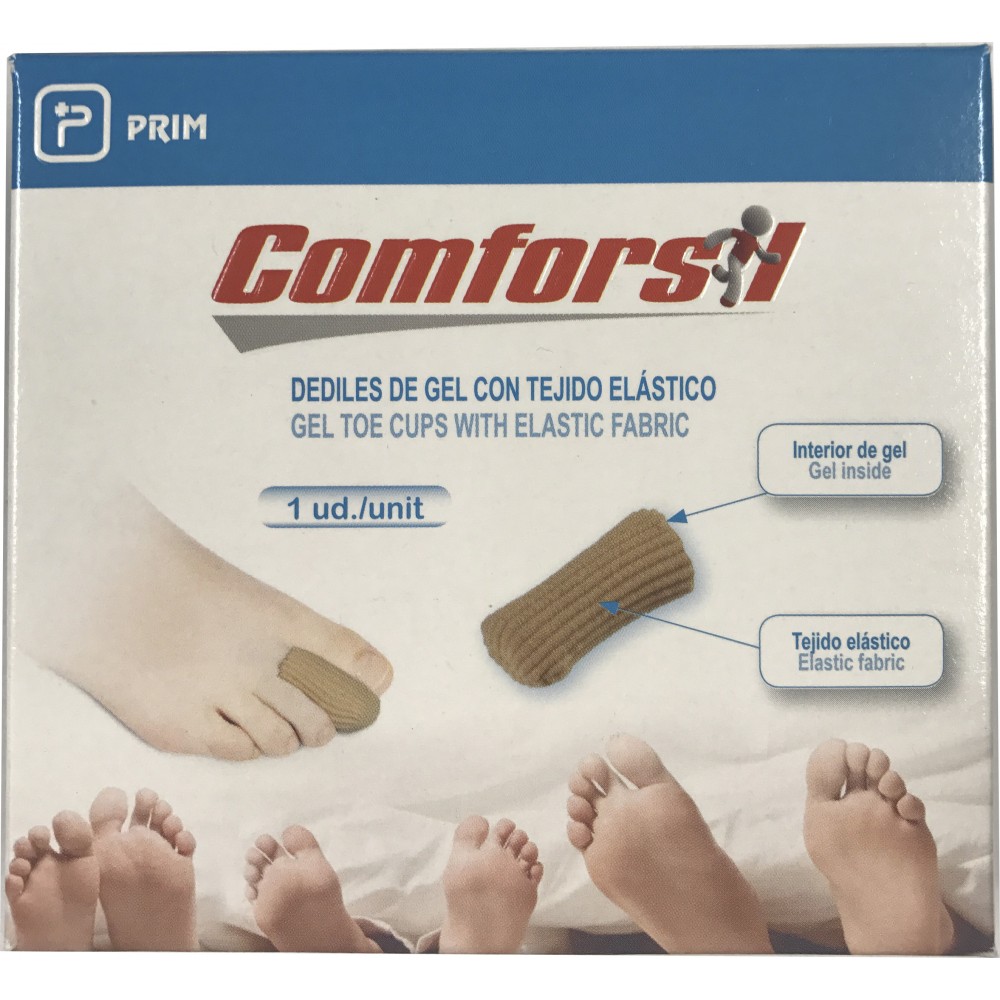 Dedil De Gel Con Tejido Elastico Comforgel 1 Unidad Talla S