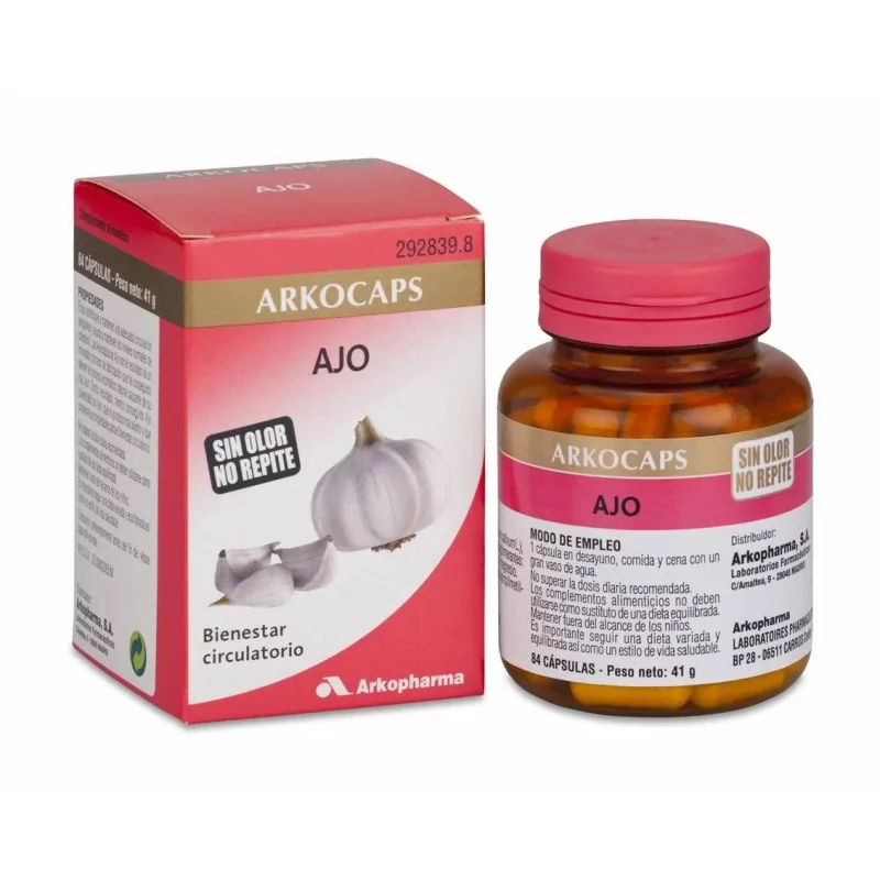 Arkocapsulas Ajo 84 Capsulas