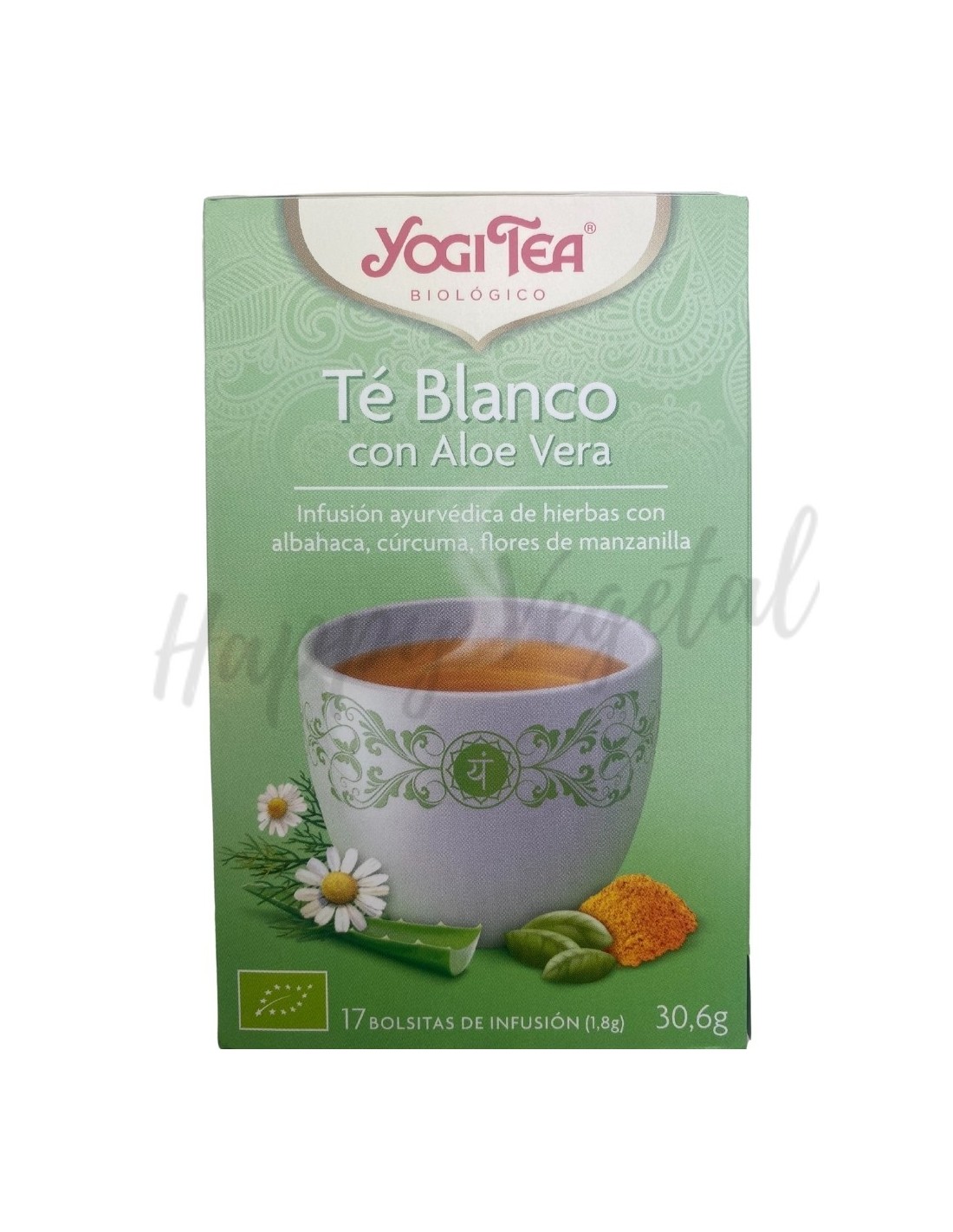 Yogi Tea Te Blanco Con Aloe Vera 17 Bolsitas