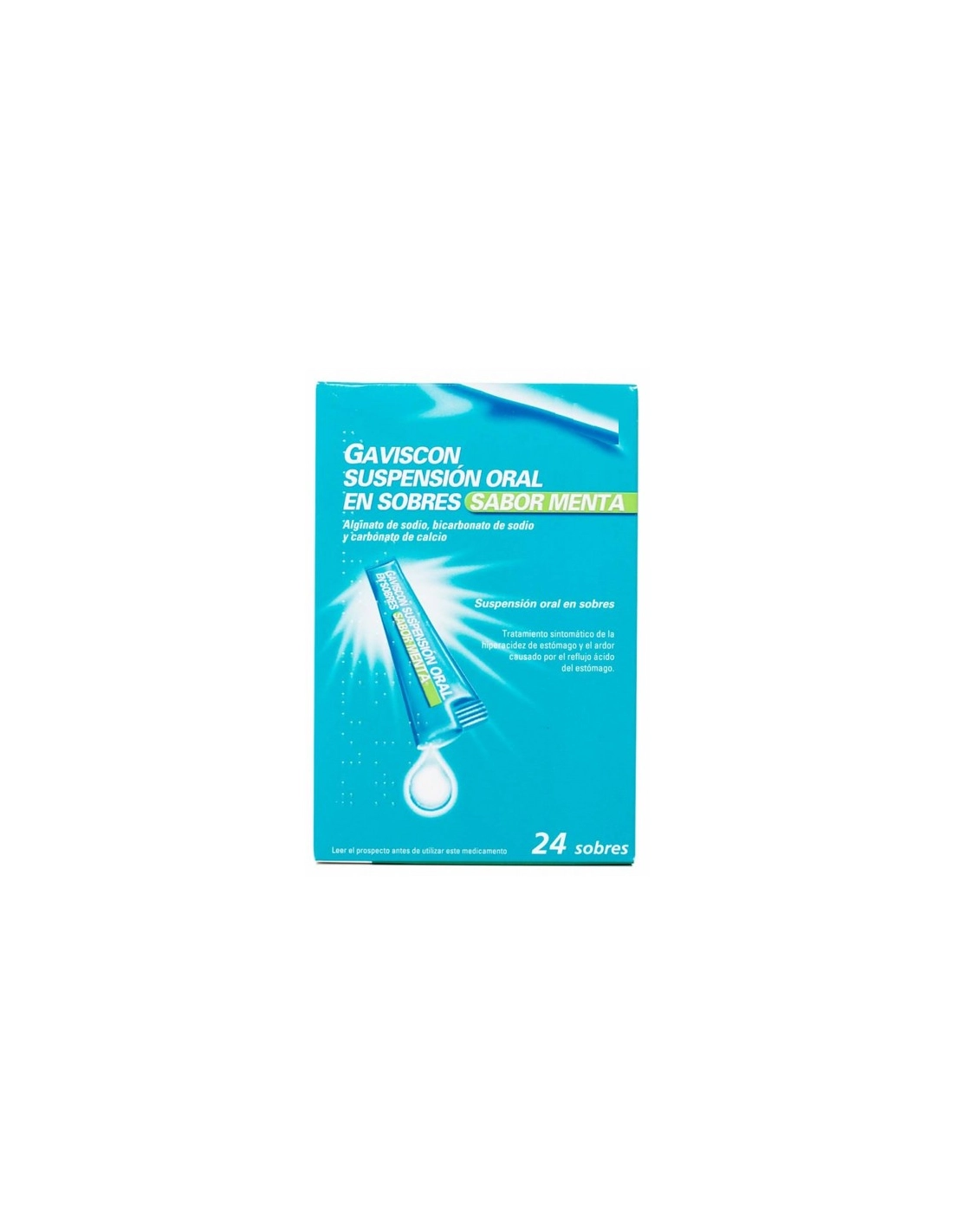 Gaviscon 24 Sobres Suspension Oral 10 ml (Sabor Menta)